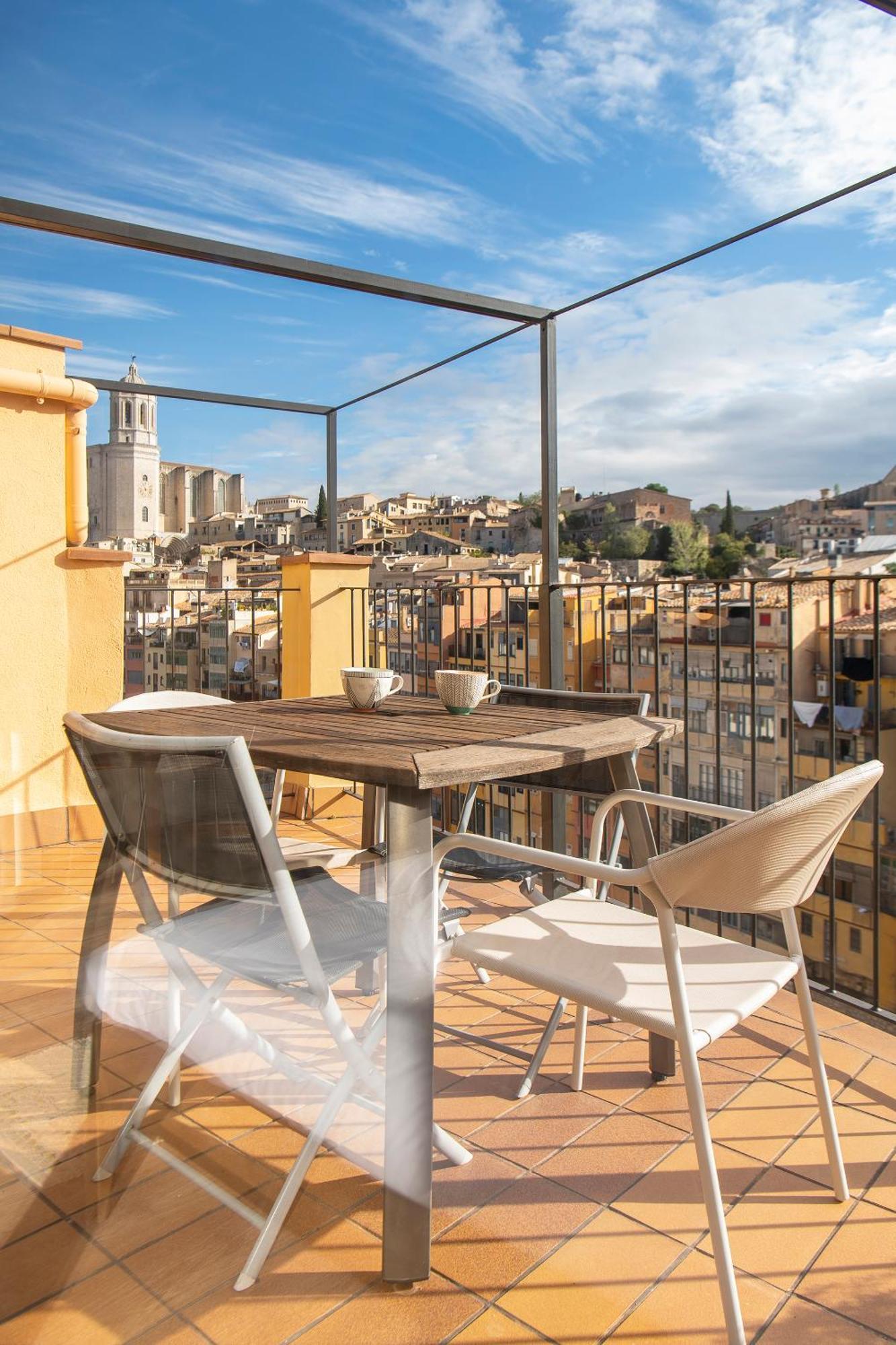 Sleep & Stay Luxury Top Floor Apt With Terrace Gérone Extérieur photo